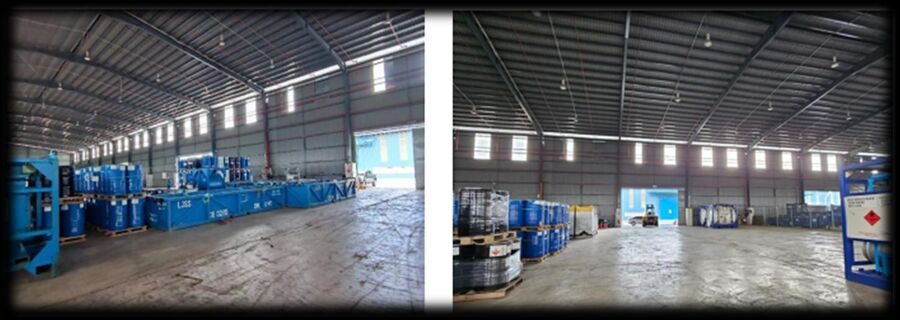 Yard and warehouse